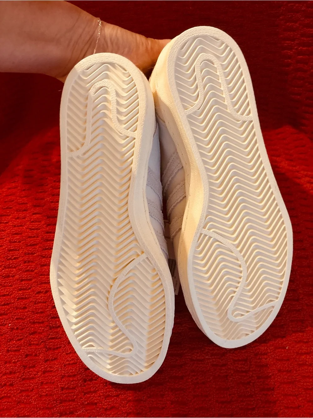 adidas Mens Cream/White Low-Top Sneakers